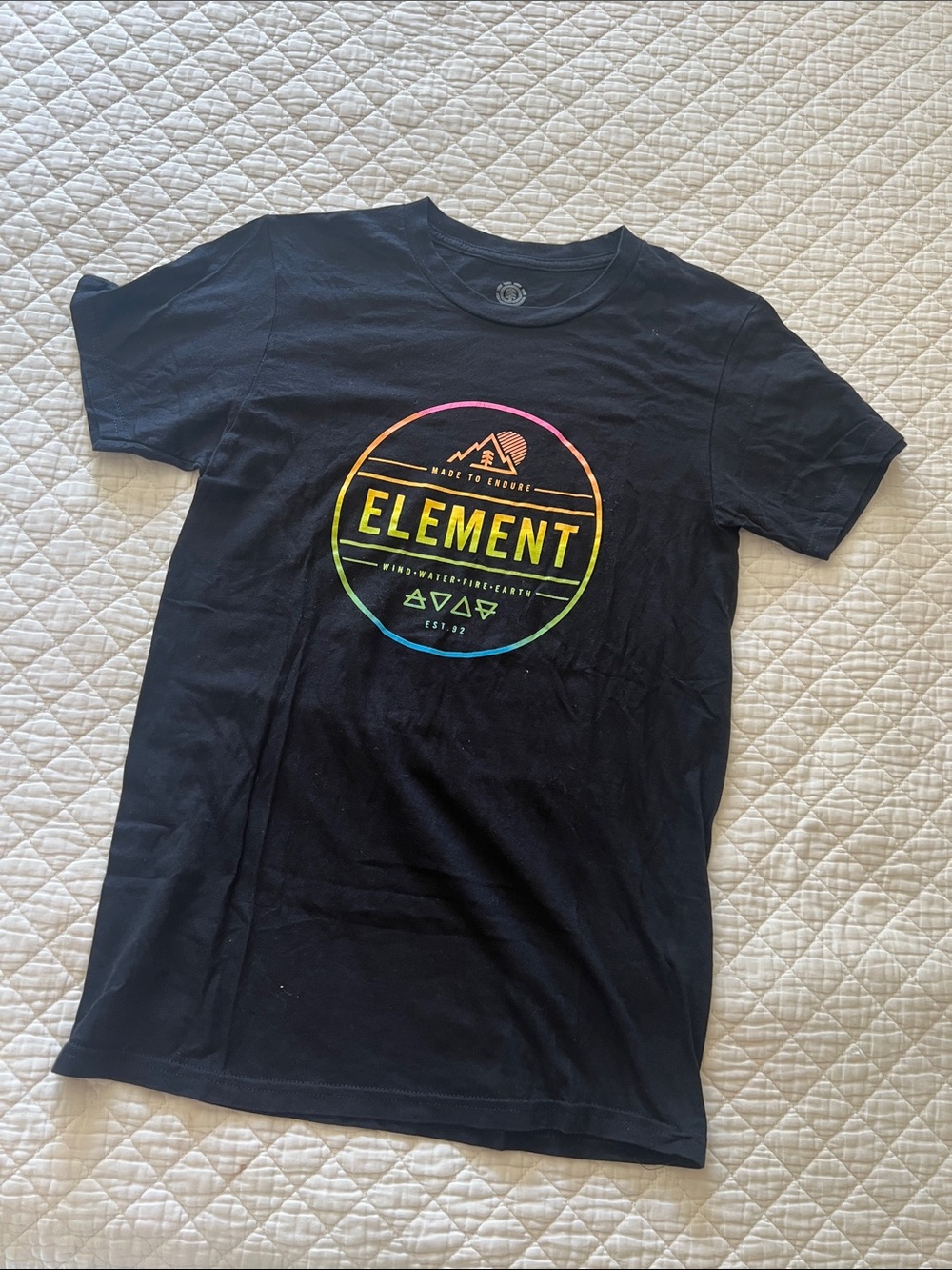 Element Mens Black T-shirt Size Small
